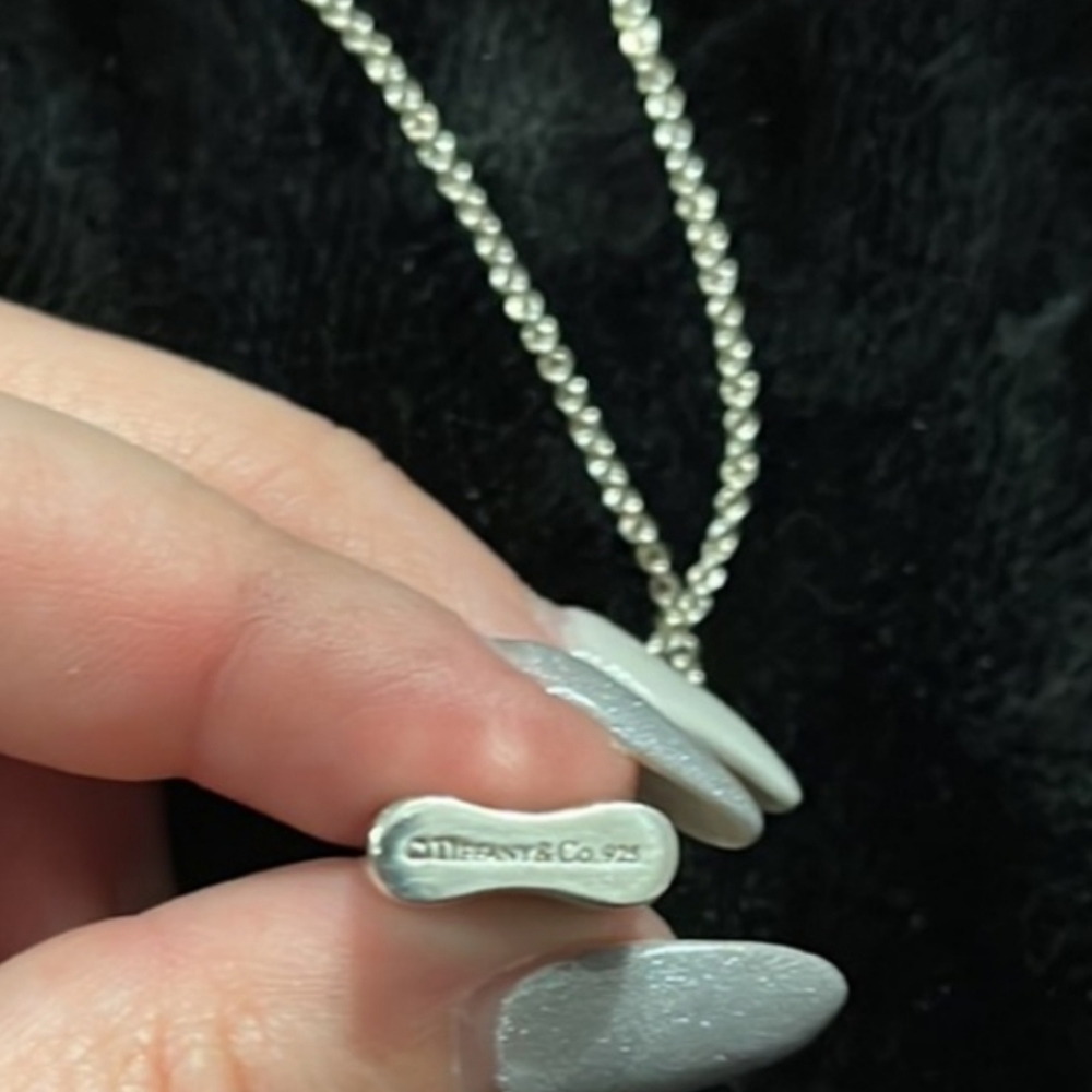 RARE! Tiffany AND CO LOCKET NECKLACE STATEMENT PIECE 💙 925 Sterling Silver - Picture 3 of 8